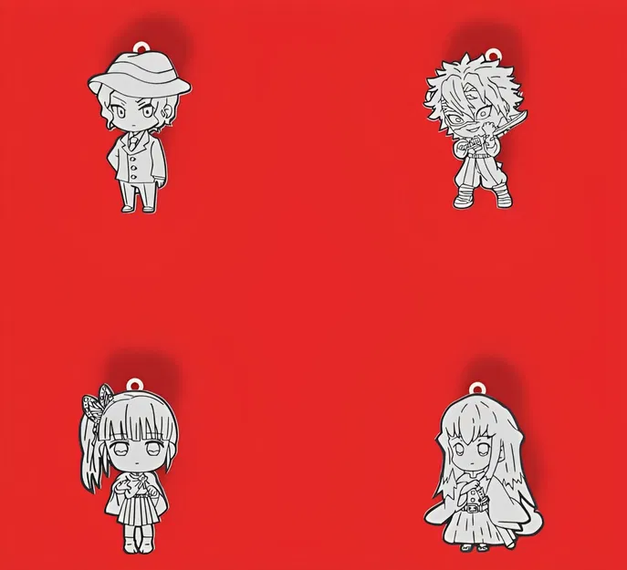 Móc khóa Demon Slayer - Image 4