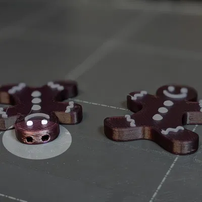 Bông tai Người Bánh Gừng (Gingerbread Man Earrings)