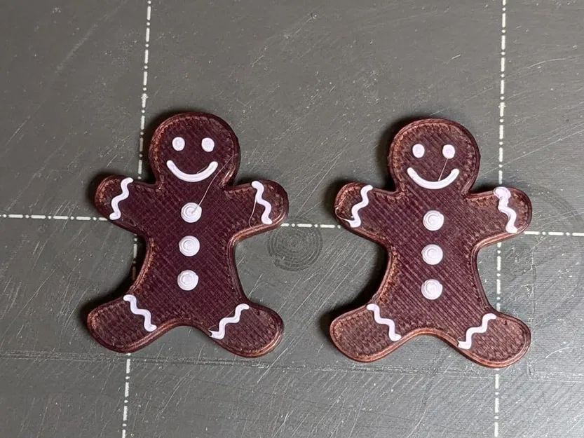 Bông tai Người Bánh Gừng (Gingerbread Man Earrings) - Image 3