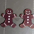 Bông tai Người Bánh Gừng (Gingerbread Man Earrings) - Thumbnail 3