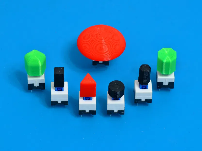 Nắp nút nhấn tham số cho công tắc Push Button 7x7 / 8x8mm - Image 1