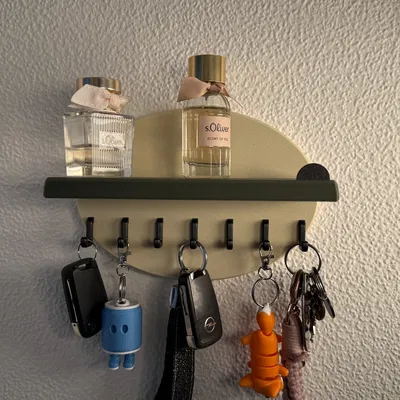 Kệ Treo Chìa Khóa Gắn Tường (Key Holder Shelf Wall Organizer)
