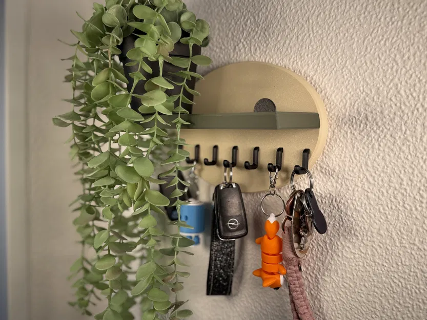 Kệ Treo Chìa Khóa Gắn Tường (Key Holder Shelf Wall Organizer) - Image 2