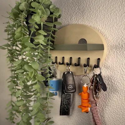 Kệ Treo Chìa Khóa Gắn Tường (Key Holder Shelf Wall Organizer)