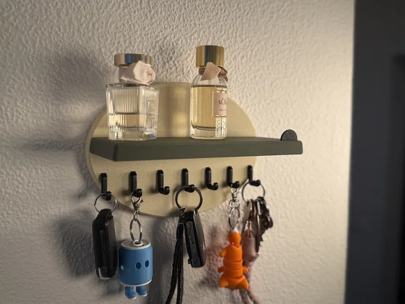Kệ Treo Chìa Khóa Gắn Tường (Key Holder Shelf Wall Organizer) - Image 3