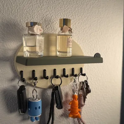 Kệ Treo Chìa Khóa Gắn Tường (Key Holder Shelf Wall Organizer)