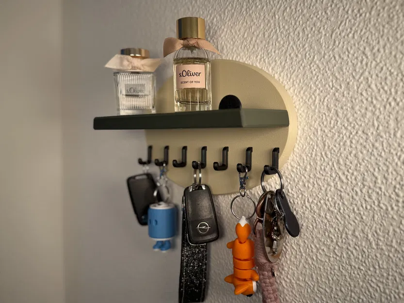 Kệ Treo Chìa Khóa Gắn Tường (Key Holder Shelf Wall Organizer) - Image 4