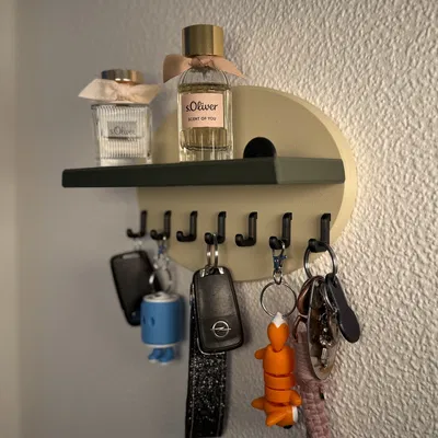 Kệ Treo Chìa Khóa Gắn Tường (Key Holder Shelf Wall Organizer)