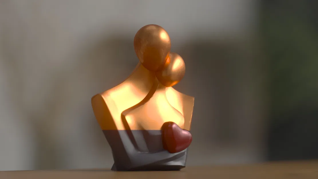 Tượng Cặp Đôi Tình Nhân Ấp Áp - Quà Tặng Tình Yêu Độc Đáo - Image 4