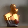 Tượng Cặp Đôi Tình Nhân Ấp Áp - Quà Tặng Tình Yêu Độc Đáo - Thumbnail 4