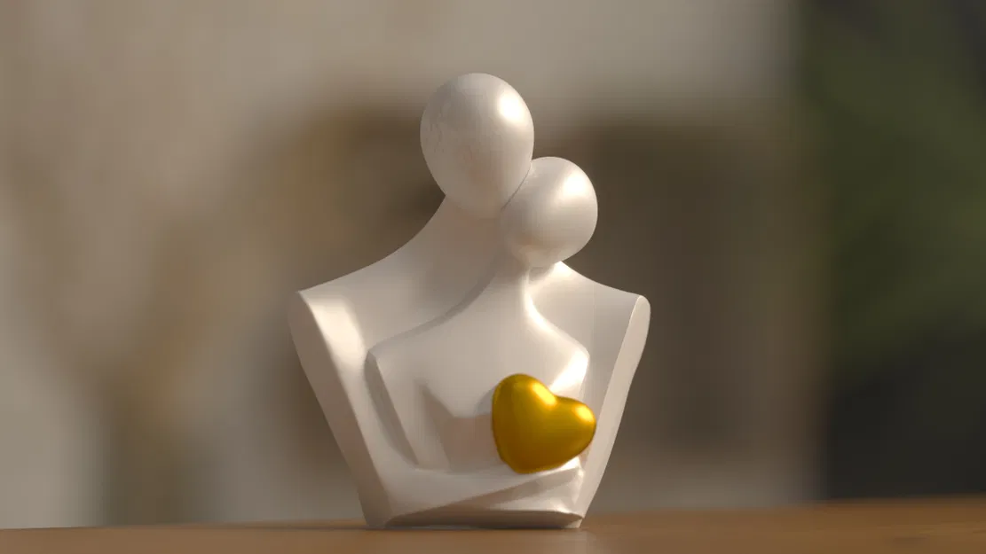 Tượng Cặp Đôi Tình Nhân Ấp Áp - Quà Tặng Tình Yêu Độc Đáo - Image 5