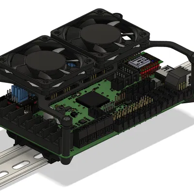 Ngàm gắn quạt 6010 cho BTT Octopus (Pro) (BTT Octopus Fan 6010 Mount)