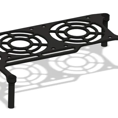 Ngàm gắn quạt 6010 cho BTT Octopus (Pro) (BTT Octopus Fan 6010 Mount)