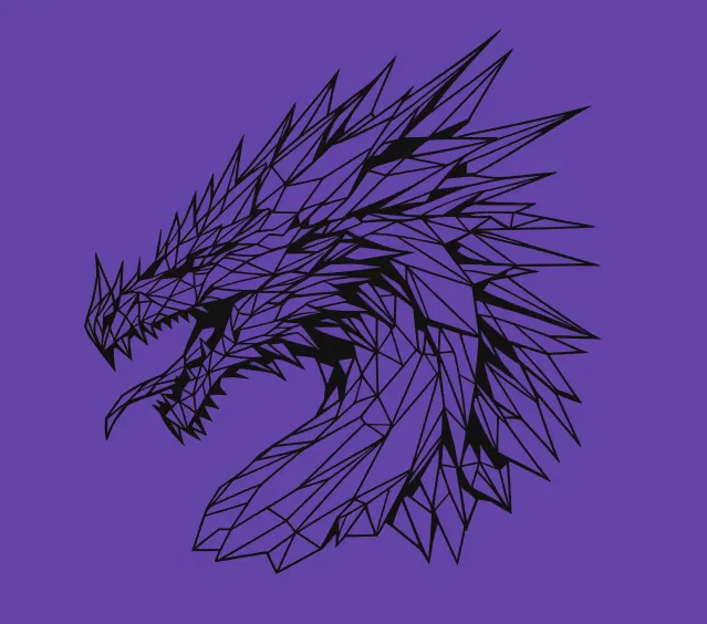 Đầu Rồng Trang Trí Tường - Vật Trang Trí 3D Độc Đáo - Image 2