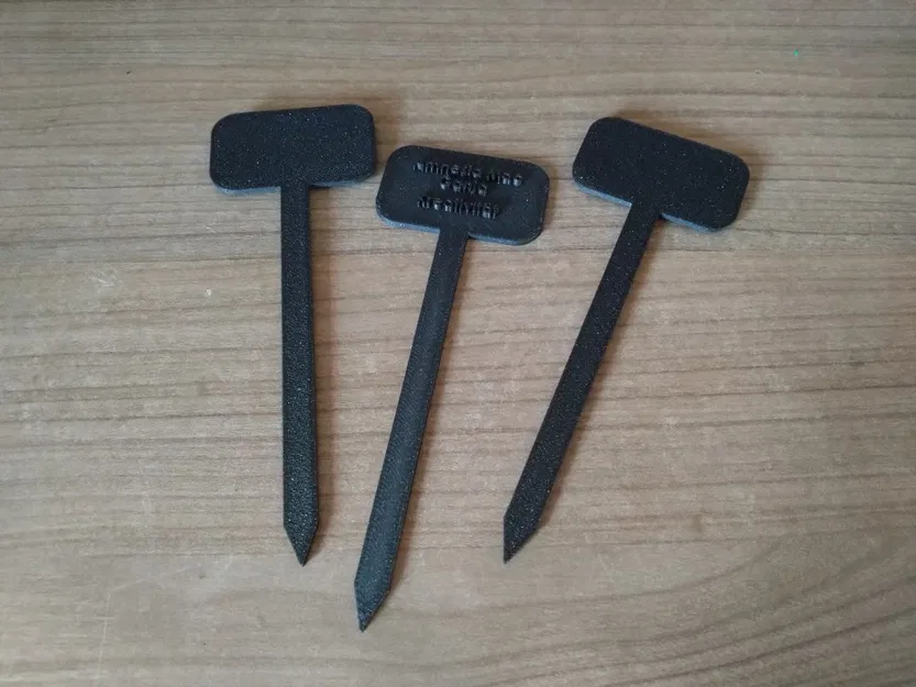 Biển Tên Cây Cảnh 3D In Sẵn, Tùy Chỉnh Tên - Image 2