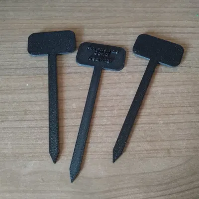 Biển Tên Cây Cảnh 3D In Sẵn, Tùy Chỉnh Tên