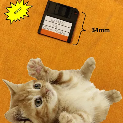 Mẫu thử filament dạng đĩa mềm mini (Floppydisk Filament Sample)