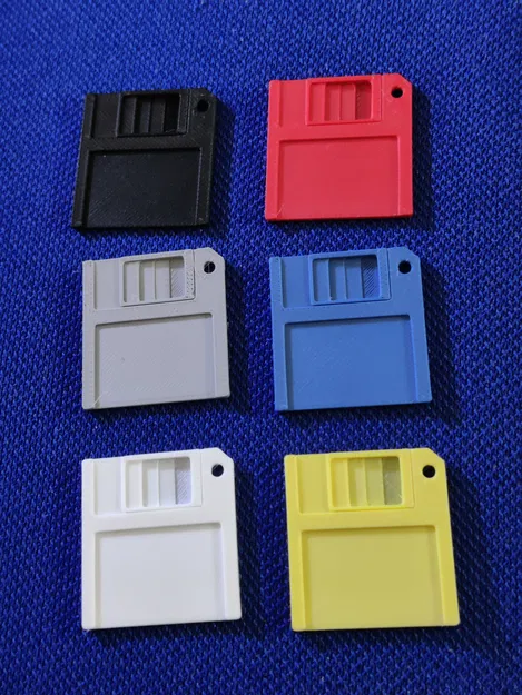 Mẫu thử filament dạng đĩa mềm mini (Floppydisk Filament Sample) - Image 3