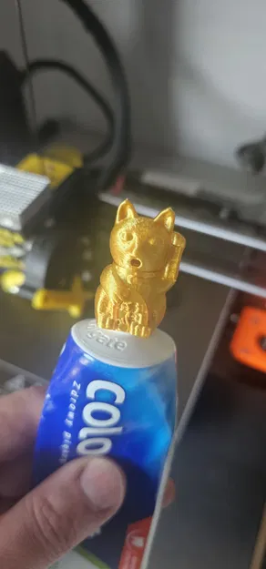 Nắp đậy kem đánh răng hình mèo (Zakrętka na pastę do zębów kot) - Image 3