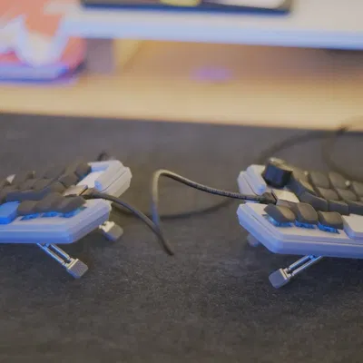 Case bàn phím split Cheapino v1 (tenting, che kín PCB)