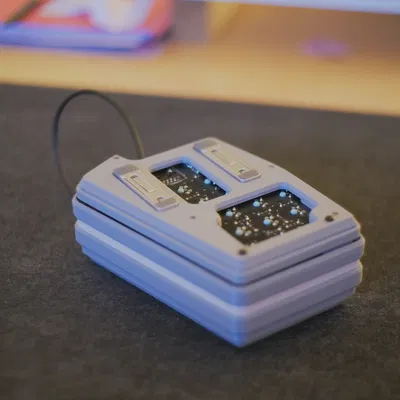 Case bàn phím split Cheapino v1 (tenting, che kín PCB)