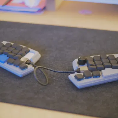 Case bàn phím split Cheapino v1 (tenting, che kín PCB)