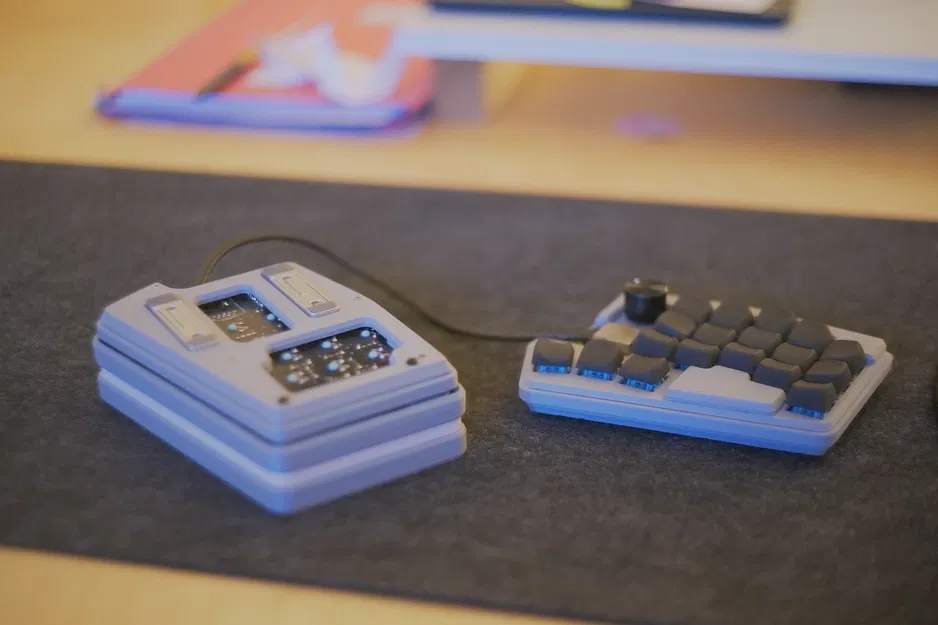 Case bàn phím split Cheapino v1 (tenting, che kín PCB) - Image 4