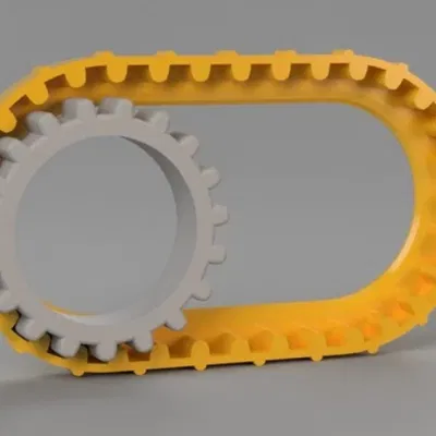 Đồ Chơi Fidget Gear Bánh Răng Quay Tay - Giải Trí Xả Stress