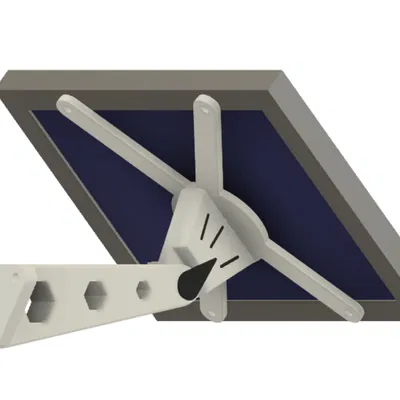 Weather Station One Phần 9 - Ngàm gắn tấm pin mặt trời (Solar Panel Mount)