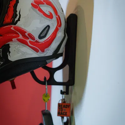 BEST Helmet Holder Helmhalter - Giá treo nón bảo hiểm gắn tường