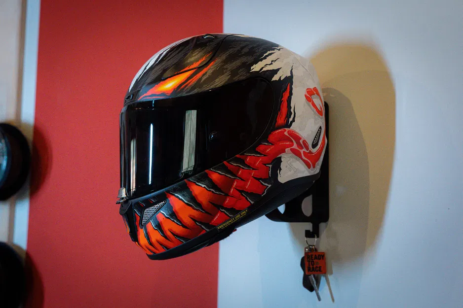 BEST Helmet Holder Helmhalter - Giá treo nón bảo hiểm gắn tường - Image 5