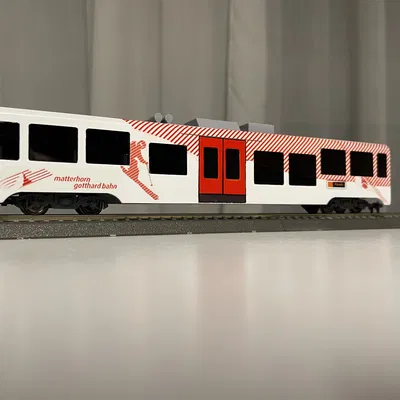 Mô Hình Tàu Điện Thấp Sàn MGB H0m Tỉ Lệ 1:87