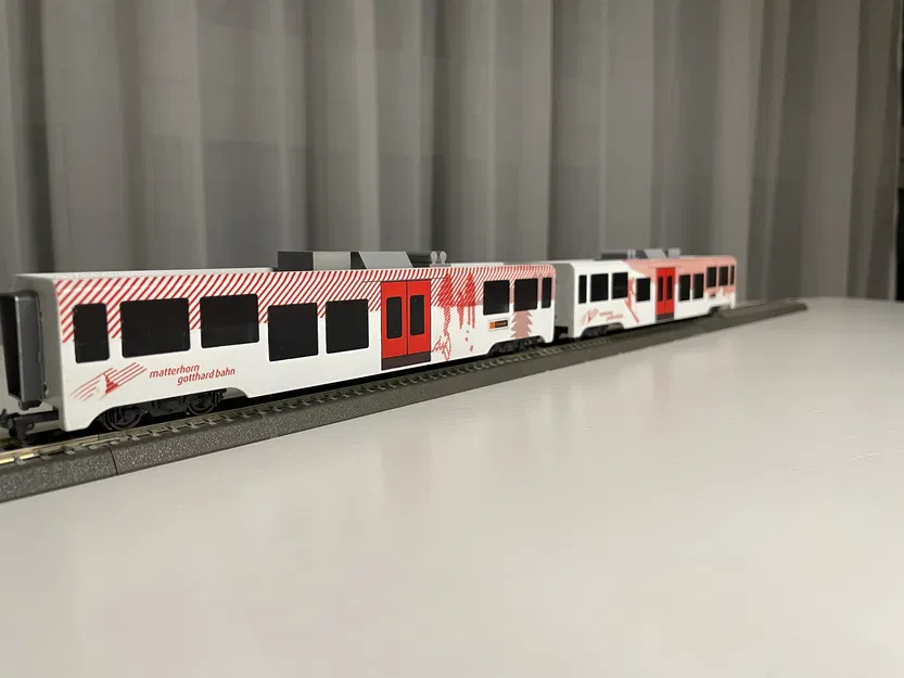 Mô Hình Tàu Điện Thấp Sàn MGB H0m Tỉ Lệ 1:87 - Image 2