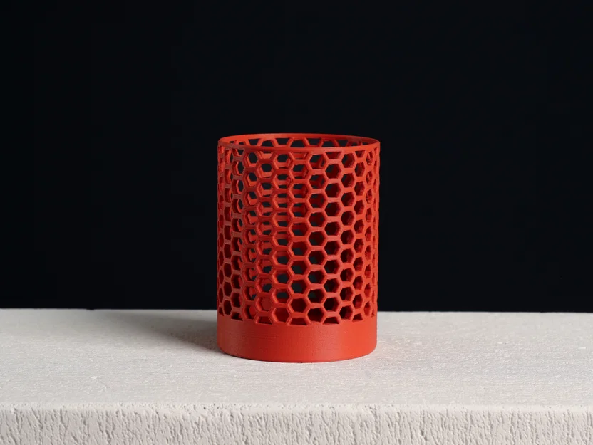 Ống Đựng Bút Vân Tổ Ong (Honeycomb Pencil Holder) - Image 2