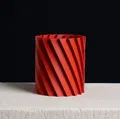 Cốc Đựng Bút Xoắn (Vase Mode & Shelled) - Twisted Pencil Cup - Thumbnail 2