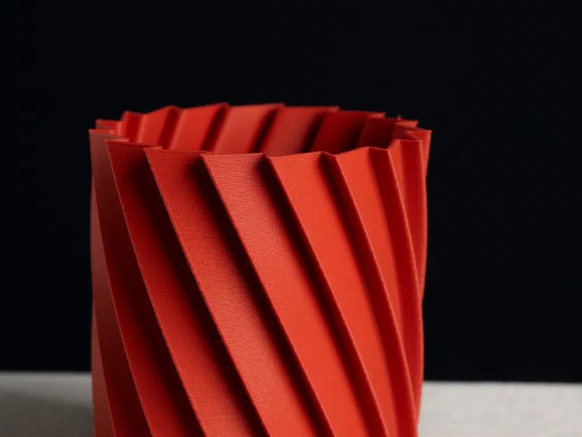 Cốc Đựng Bút Xoắn (Vase Mode & Shelled) - Twisted Pencil Cup - Image 3