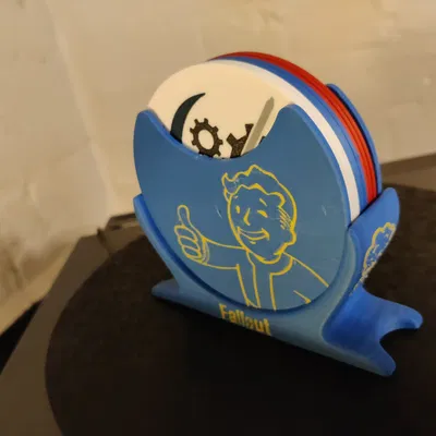 Giá đựng lót ly Fallout (Fallout coaster holder)