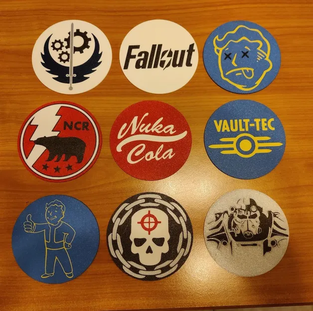 Bộ lót ly Fallout (Fallout Coasters) - Image 1
