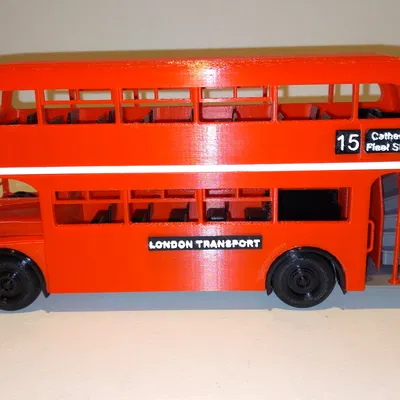 Decal PLA cho xe buýt London 2 tầng (Double-decks) của Winslow