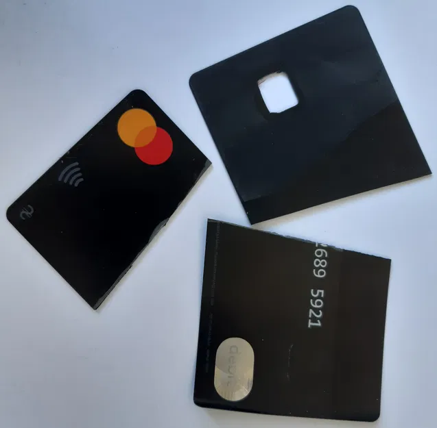 CREDIT CARD - Thẻ tạm thời để in 3D - Image 1