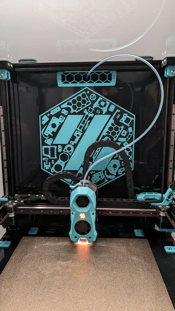 Logo parts Voron kèm nền (Voron parts logo with background) - Image 1