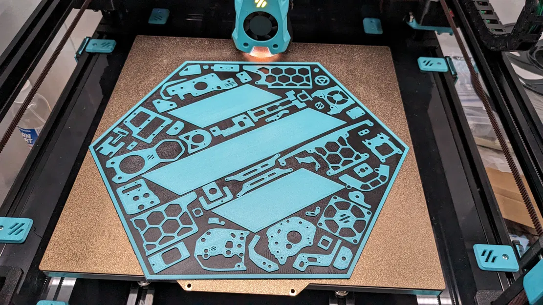 Logo parts Voron kèm nền (Voron parts logo with background) - Image 2