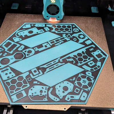 Logo parts Voron kèm nền (Voron parts logo with background)