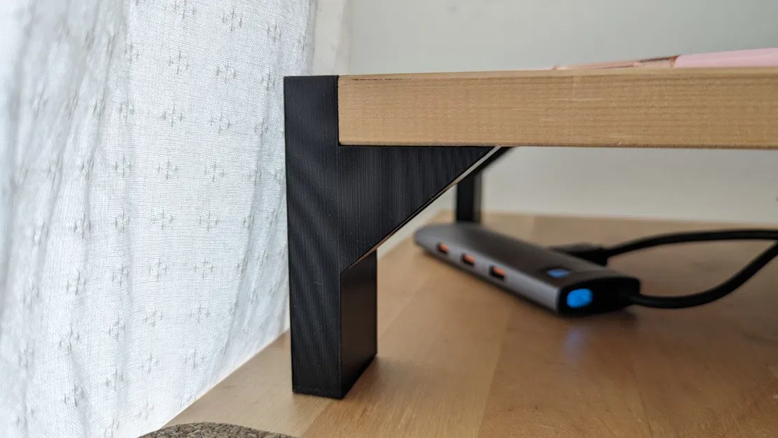 Chân tối giản cho kệ Ikea Ivar để biến thành kệ kiểu bàn - Image 2