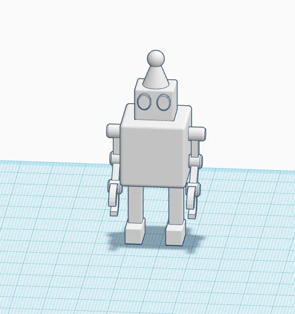 Mô Hình Robot 3D Dễ Thương - Sản Phẩm Sáng Tạo Đầu Tay - Image 1