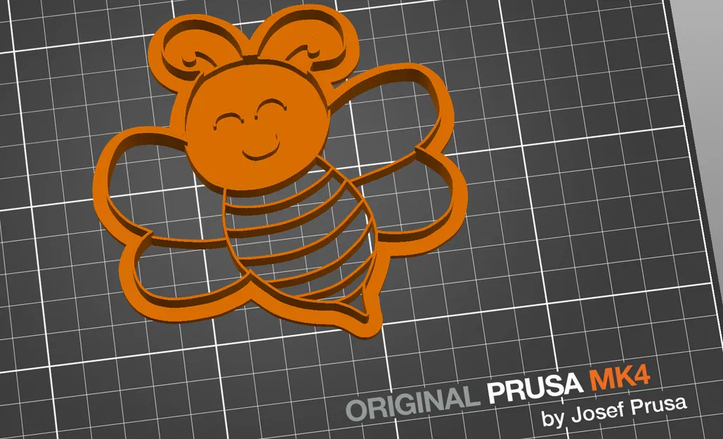 Khuôn Cắt Bánh Quy Hình Ong (Bee Cookie Cutter) - Image 2