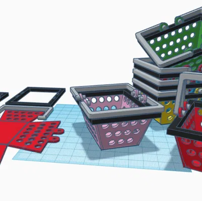 Giỏ Mua Sắm (gấp) – Designer Ed van der Heijden