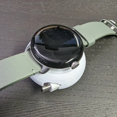 Dock sạc Pixel Watch gen 1 dạng case cuốn cáp & gắn ổ cắm (USB-C & USB-A)