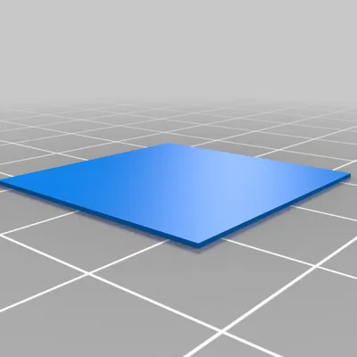 Bed Level Test – Miếng test cân chỉnh mặt bàn in 20x20mm