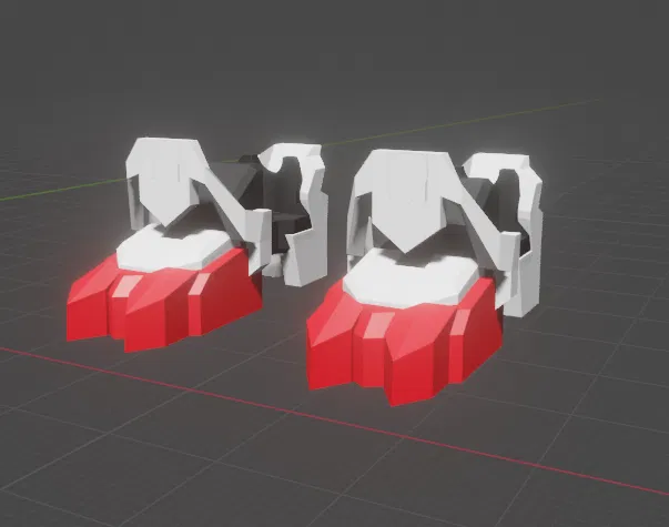 Chân và Bàn Chân Chi Tiết Cho Gundam Barbatos Dummy 13 (STL) - Image 1